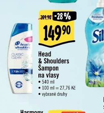 Head & Shoulders Šampon na vlasy