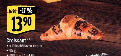 Croissant s náplní