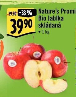 Jablka bio Nature'