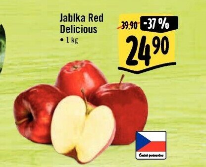 Jablka Red Delicious