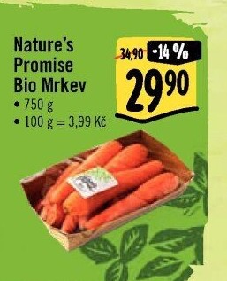Mrkev bio Nature'