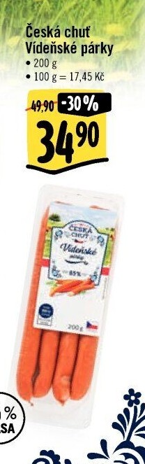 Párky vídeňské Česká chuť