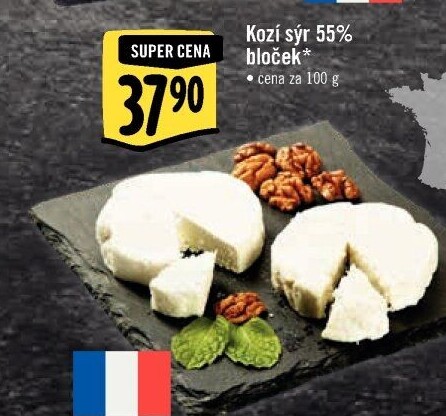 Sýr kozí přírodní 55%