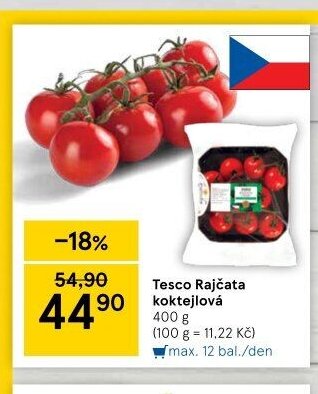 Tesco Rajčata koktejlová