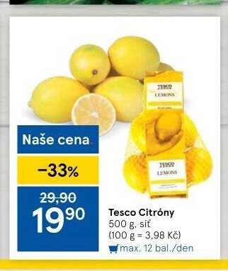 Tesco Citróny