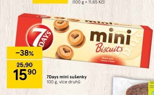 7days mini sušenky