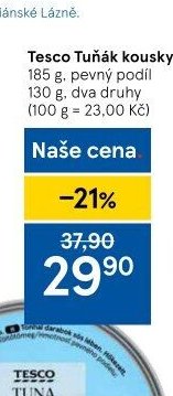 Tesco Tuňák kousky