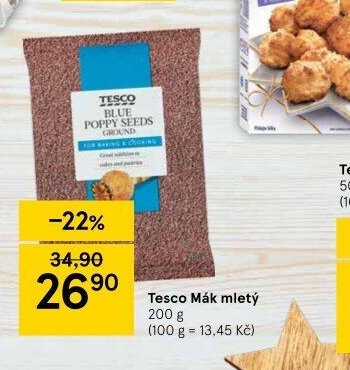 Tesco Mák mletý