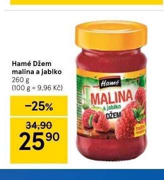 Hamé Džem malina a jablko