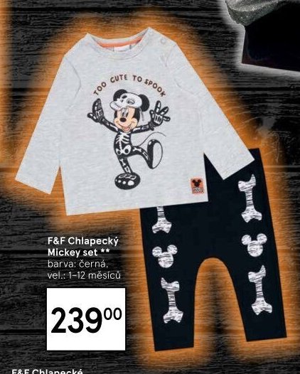 F&F Chlapecký Mickey set