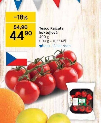 Tesco Rajčata koktejlová