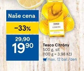 Tesco Citróny