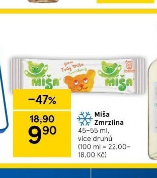 Míša Zmrzlina 45-55 ml