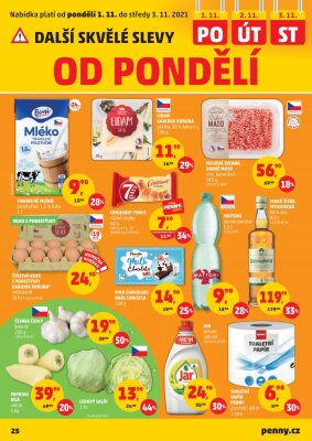 akční leták Penny Market 27.10.2021-3.11.2021