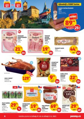 akční leták Penny Market 27.10.2021-3.11.2021