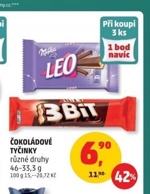 Čokoládové tyčinky