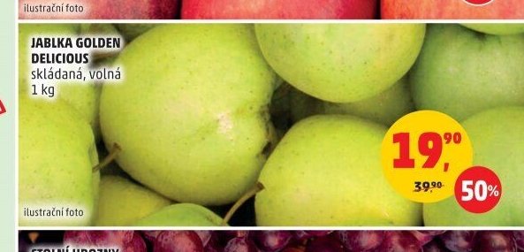 JABLKA GOLDEN DELICIOUS