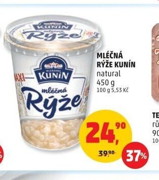 Mléčná rýže Kunín