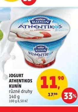 Jogurt Authentikos Kunín