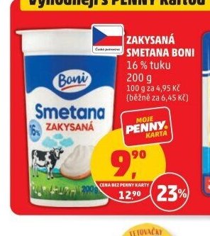 Zakysaná smetana Boni