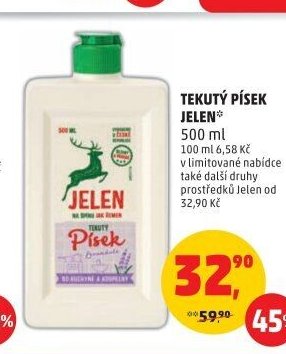 TEKUTÝ PÍSEK JELEN