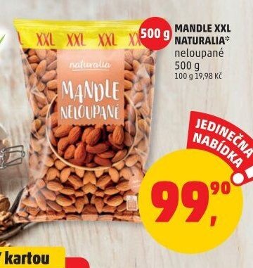 MANDLE XXL NATURALIA 500 g