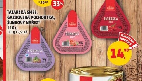 Tatarská směs, Gazdovská pochoutka, šunkový nářez 110 g