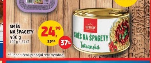 Směs na špagety 400 g