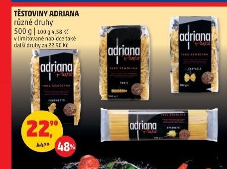 Těstoviny Adriana 500 g