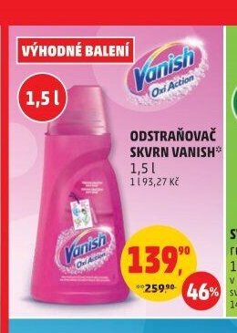 ODSTRAŇOVAČ SKVRN VANISH