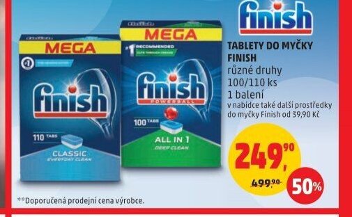 TABLETY DO MYČKY FINISH