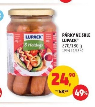 PÁRKY VE SKLE LUPACK
