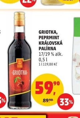 GRIOTKA, PEPRMINT KRÁLOVSKÁ PALÍRNA