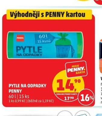 PYTLE NA ODPADKY PENNY