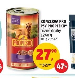 Konzerva pro psy Propesko