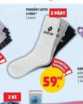 Ponožky Lotto 3 páry