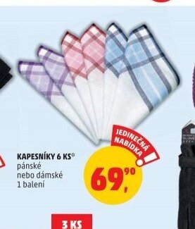Kapesníky 6 ks