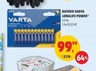 Baterie Varta Longlife Power 12 ks