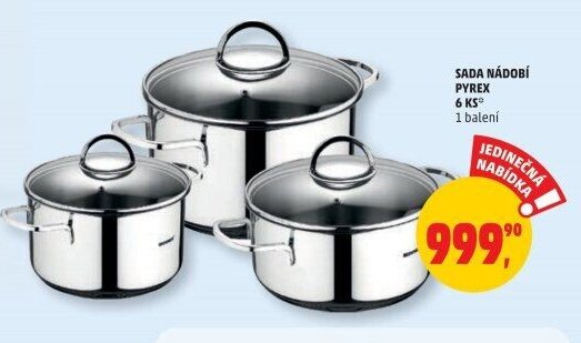 SADA NÁDOBÍ PYREX