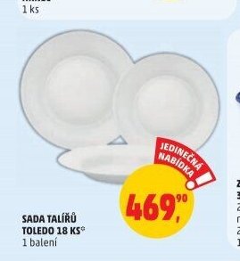 SADA TALÍŘŮ TOLEDO 18 KS