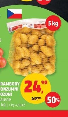 Brambory konzumní pozdní