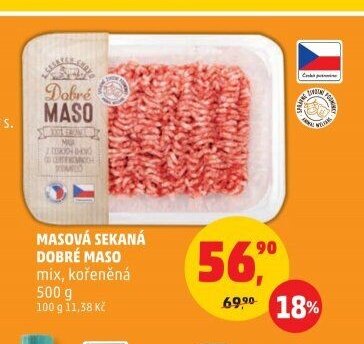 MASOVÁ SEKANÁ DOBRÉ MASO