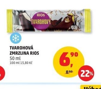 Tvarohová zmrzlina Rios