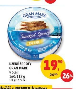 Uzené šproty Gran Mare