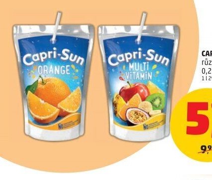 Capri-Sun různé druhy