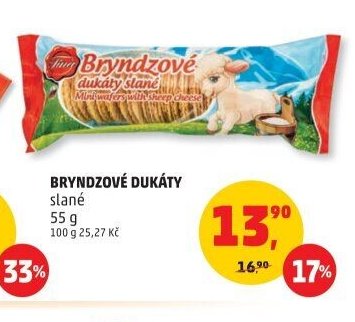 Bryndzové dukáty slané