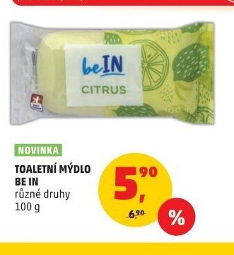 Toaletní mýdlo Be In různé druhy