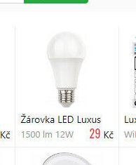 Žárovka LED Luxus