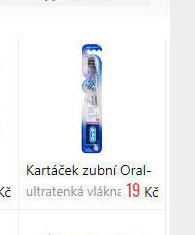 Kartáček zubní Oral