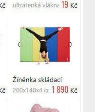 Žíněnka skládací